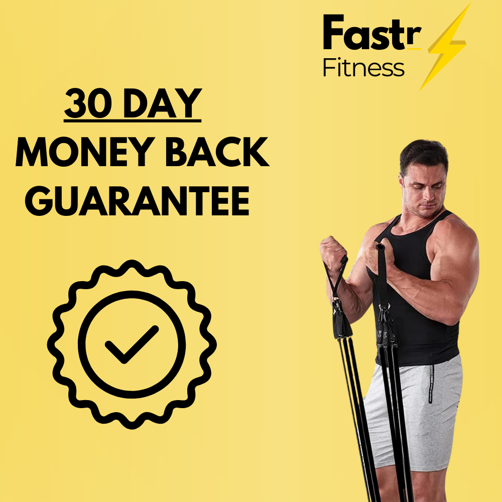 Fastr Fitness™ Resistance Bands With Handles 150lbs