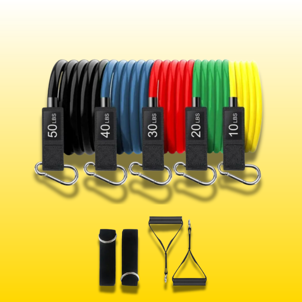 Fastr Fitness™ Resistance Bands With Handles 150lbs