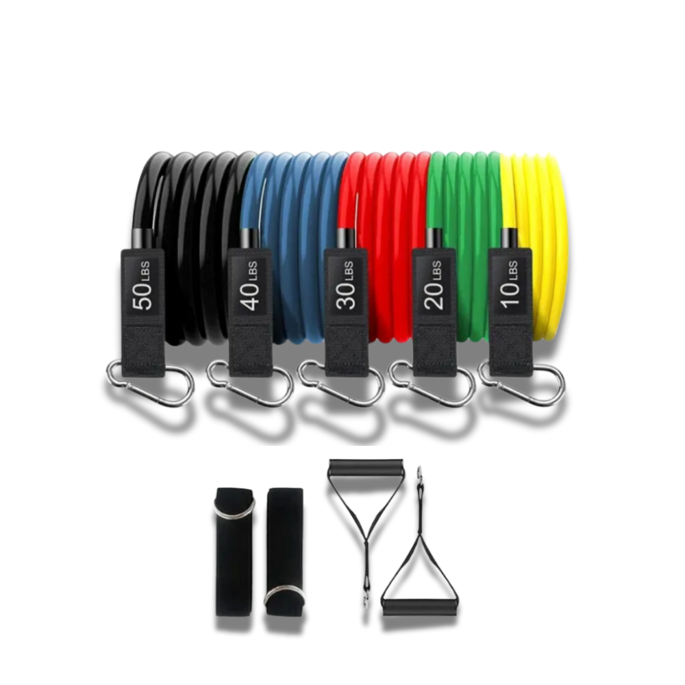 Fastr Fitness™ Resistance bands With Handles 150lbs