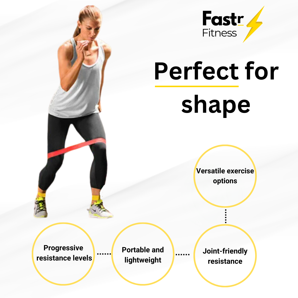 Fastr Fitness™ Yoga & Pilates Resistance Bands Set